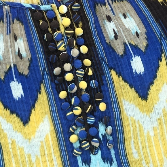 Silk Tory Burch Blouse Size 6 - Picture 11 of 16